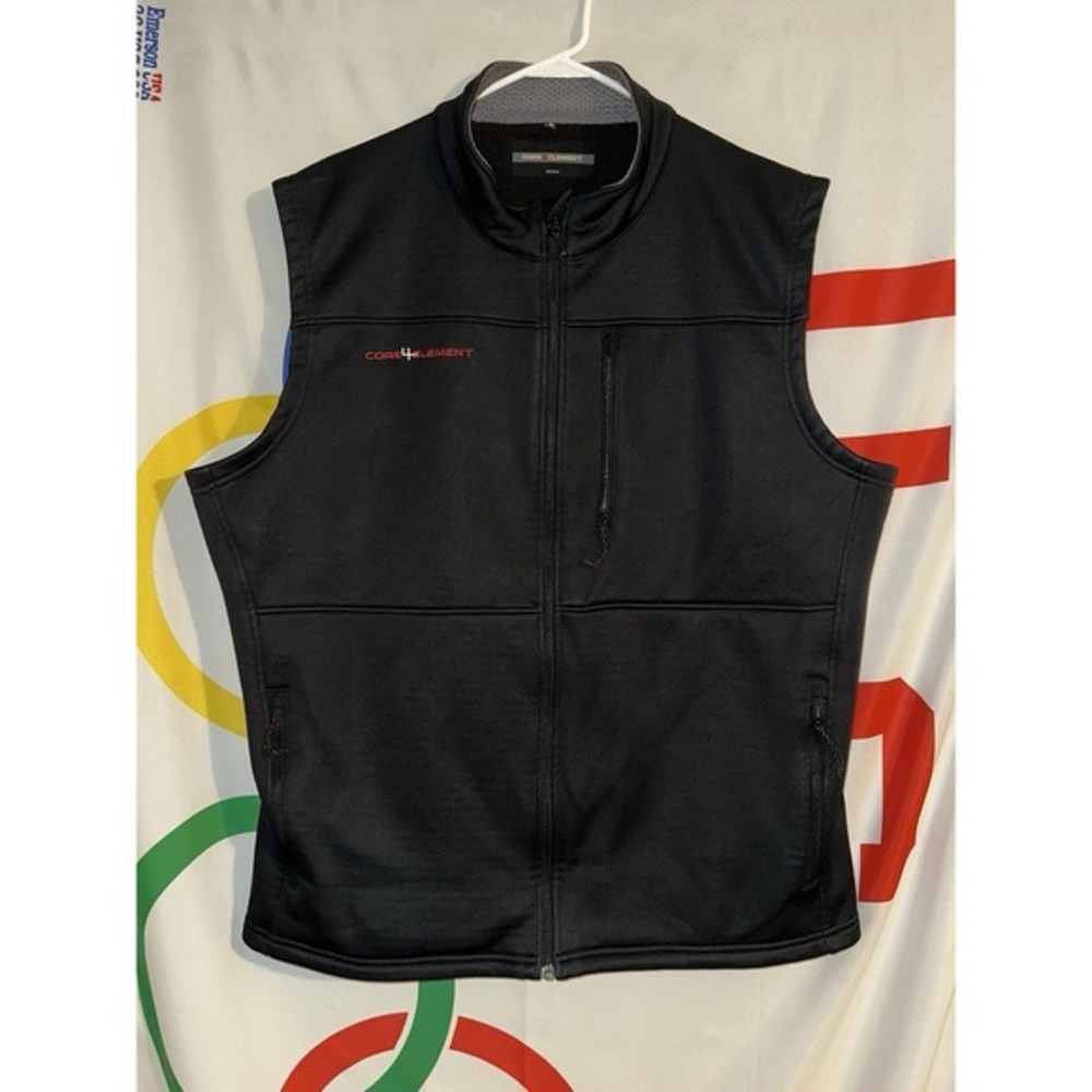 Core4Element Vest Mens XL Black Full Zip Hunting‎ Core 4 Element